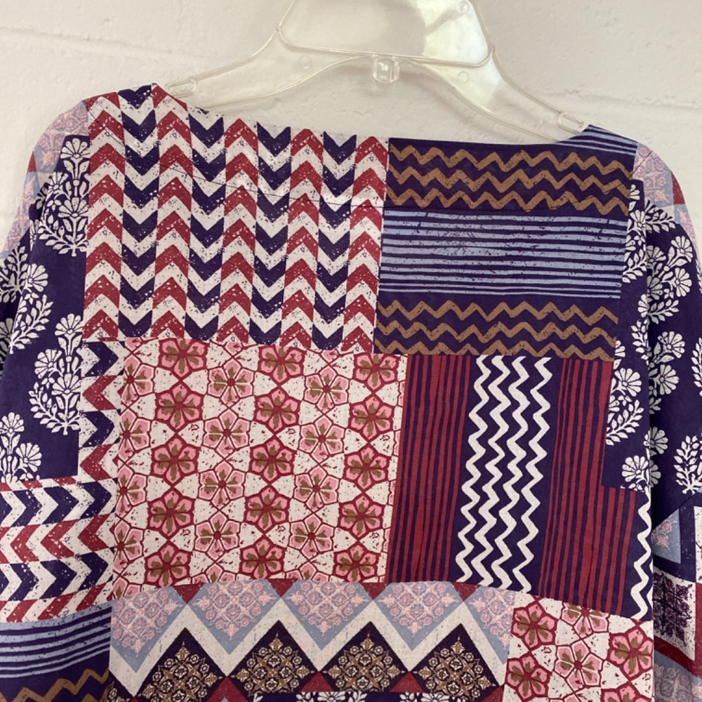 J Jill Patchwork Top S - image 5